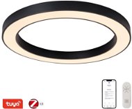 IMMAX NEO PASTEL SLIM Smart Deckenleuchte 95 x 7cm, 68W schwarz Zigbee 3.0 - LED-Licht