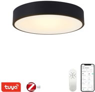 IMMAX NEO RONDATE SLIM Smart stropní svítidlo 40 x 7 cm 28 W černé Zigbee 3.0 - LED světlo