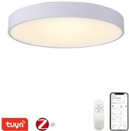 IMMAX NEO RONDATE SLIM Smart stropné svietidlo 60 × 7 cm 53 W 3710 lm biele Zigbee 3.0 - LED svietidlo