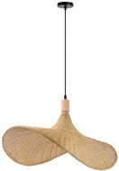 IMMAX BOHO SOMBRERO designové závěsné D 70 cm, E27 přírodní ratan - Stropní světlo