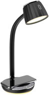 IMMAX PERLA LED, Qi wireless charging, black + grey and metallic detail - Table Lamp