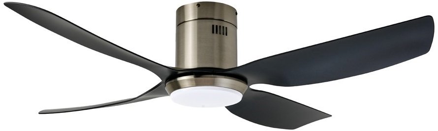IMMAX NEO LITE PURE Smart LED ventilátoros lámpa, Tuya, WiFi, ezüst / fekete