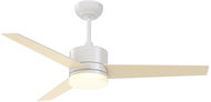 IMMAX NEO LITE VARIABLE Smart LED s ventilátorem Tuya WiFi, bílé/dřevěný dekor - Stropní světlo