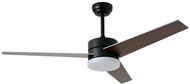 IMMAX NEO LITE VARIABLE Smart LED s ventilátorem Tuya WiFi, černé/dřevěný dekor - Stropní světlo