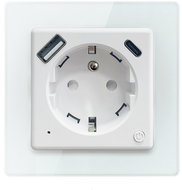 IMMAX NEO Nexa internal with pin, type E, 1x USB, 1x USB-C, PD 20W, WiFi - Smart Socket