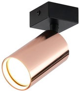 IMMAX PUNTO-1 ceiling, wall-mounted, spot, for GU10 type source, copper - LED Light