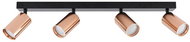 IMMAX PUNTO-4 ceiling, wall-mounted, spot, linear, 4 heads GU10, copper - LED Light