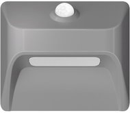 IMMAX STEP LIGHT bezdrátové schodišťové svítidlo, PIR čidlo, stříbrné - Wall Lamp