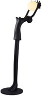 IMMAX SILUETTE Human Girl 210cm Statue - Floor Lamp, Black, Fibreglass, 1×E27 - Floor Lamp