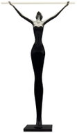 IMMAX SILUETTE Linea 180 cm socha - stojací lampa LED SMART 16 W, sklolaminát, černá - Decorative Lighting