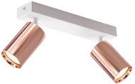IMMAX PUNTO-2 stropní nástěnné, 2 hlavy GU10, měď/rose gold + bílá - Spot Lighting