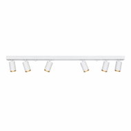 IMMAX PUNTO-6 stropní, nástěnné, bodové, linear 6 hlav, GU10, 119 cm, bílé - Spot Lighting