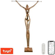 IMMAX SILUETTE Linea 180 cm – socha stojací SMART LED 16 W, lampa, sklolaminát, rose gold - Decorative Lighting