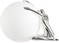 IMMAX SILUETTE Moon Lady 53 - socha, dekorační lampa silver shiny (chrom), sklolaminát,1xE27 - Decorative Lighting