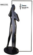 IMMAX SILUETTE Human Shadow - 200 cm - socha, stojací lampa, bronz, SMART, sklolaminát, LED 90 W - Decorative Lighting