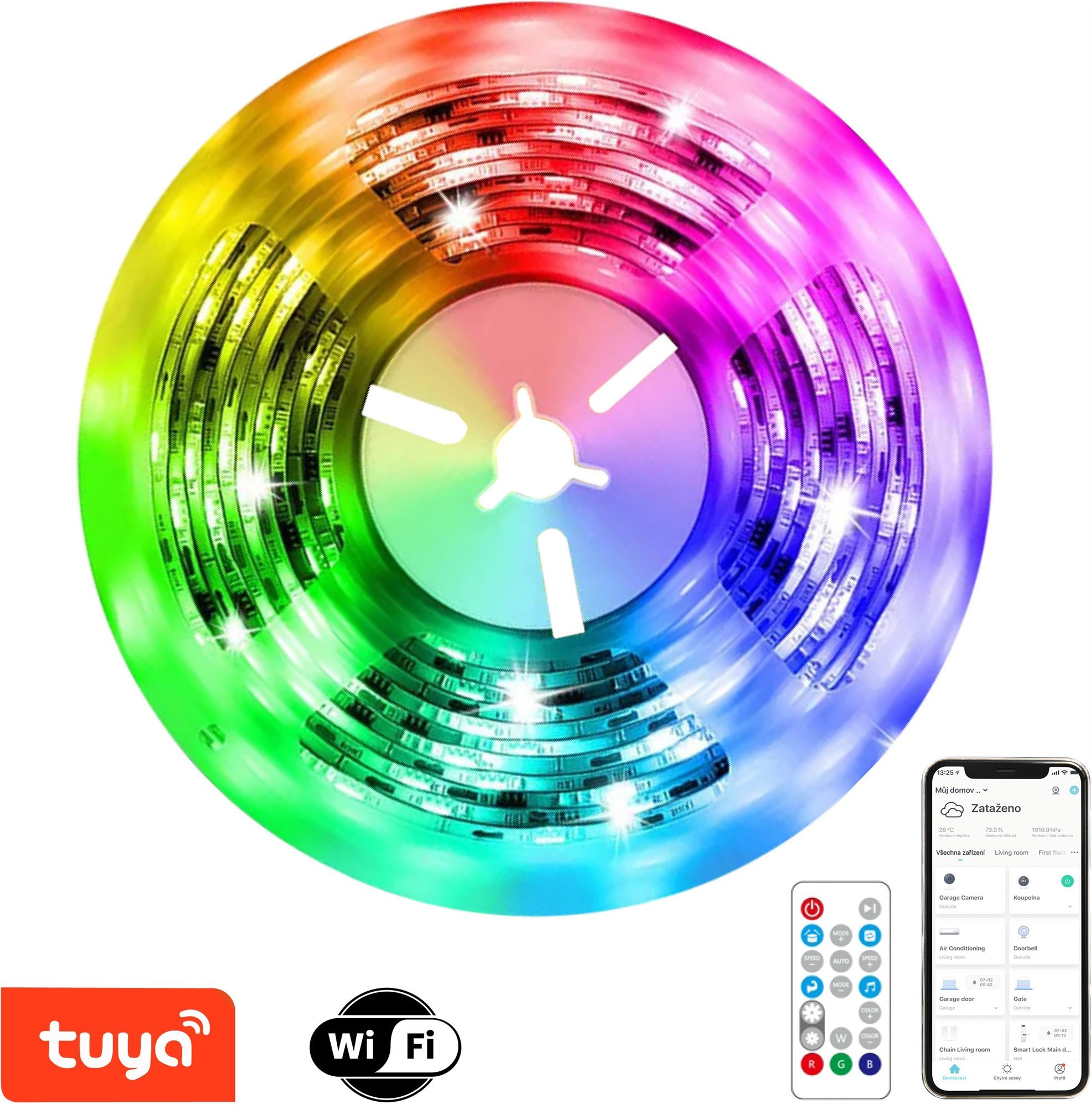 Immax NEO LITE Smart Digital LED Strip 5m RGB WiFi TUYA MUSIC