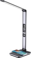 IMMAX Heron 2 LED-Schreibtischlampe mit kabellosem Qi-Ladegerät und USB - Tischlampe