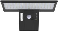 Venkovní solární LED osvětlení IMMAX Flipper s PIR čidlem a dálkovým ovládáním,  4,2W, černé - LED reflektor
