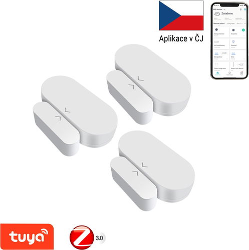 IMMAX NEO 3x Smart magnetický senzor na dveře a okna, Zigbee 3.0 - Detektor - Hlavní obrázek