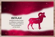 IMPAR Aries (21.3. - 20.4. ) - red - Placemat