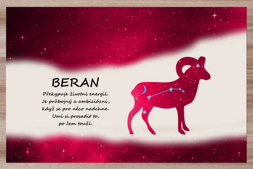 IMPAR Aries (21.3. - 20.4. ) - red - Placemat - Main image