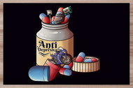 IMPAR Antidepressants - roadbike - Placemat