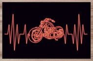 IMPAR Placemat Heartbeat chopper - Placemat