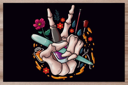 IMPAR Placemats Skeleton nail - Placemat - Main image