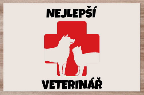 IMPAR Placemats Best vet - cross - Placemat - Main image