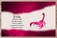 IMPAR Scorpio placemat (23.10. - 22.11. ) - red - Placemat
