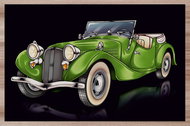 IMPAR Placemats Aero 50 Roadster green - Placemat