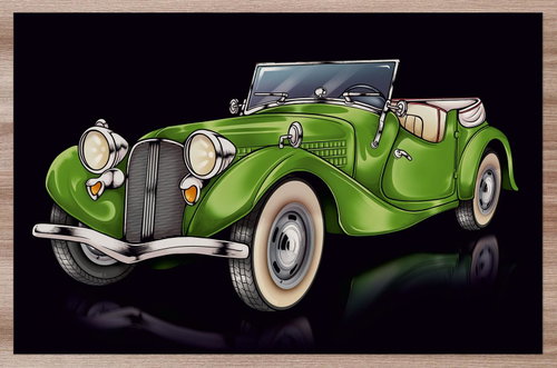 IMPAR Placemats Aero 50 Roadster green - Placemat - Main image