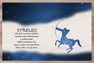 IMPAR Sagittarius placemat (23.11. - 21.12. ) - blue - Placemat