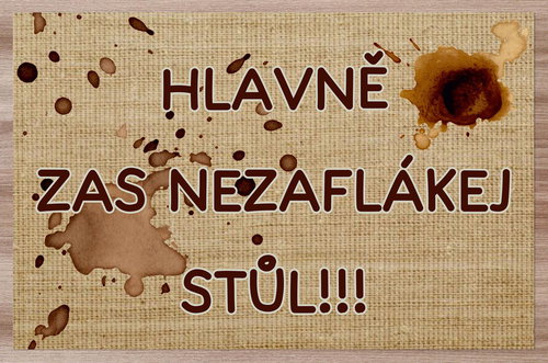 IMPAR Placemats Don't clutter the table - Placemat - Main image