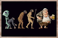 IMPAR Placemats The evolution of a beer drinker - Placemat