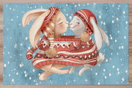 IMPAR Placemats Bunnies in sweater - Placemat