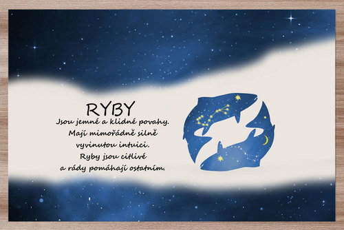 IMPAR Placemats Fish (21.1. - 20.3. ) - blue - Placemat - Main image