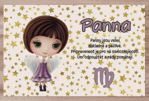 IMPAR Placemats Sign for children Virgo (23.8. - 22.9. ) - Placemat - Main image