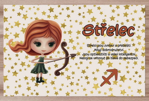 IMPAR Signs for children Sagittarius (23.11. - 21.12. ) - Placemat - Main image