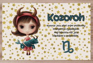 IMPAR Placemats Sign for children Capricorn (22.12. - 20.1. ) - Placemat