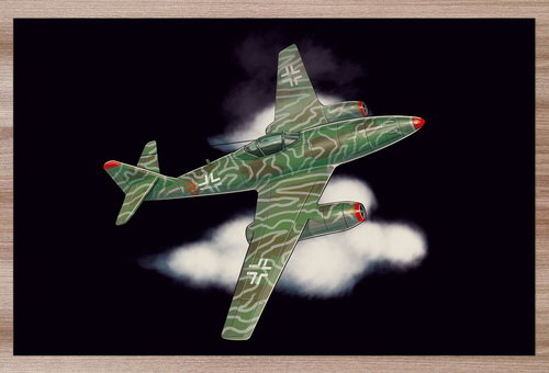 IMPAR Placemats Messerschmitt Me 262 - Placemat - Main image