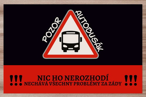 IMPAR Placemats Attention, bus driver! - Placemat - Main image