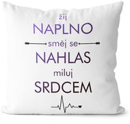 Impar cushion Live life to the fullest - Pillow