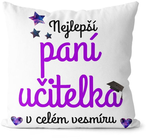 Impar Pillow The best lady teacher in the universe - Pillow - Main image