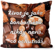 Impar cushion Life is like a candy - Pillow