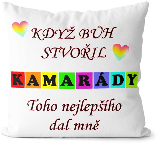 Impar Pillow When God Made Friends - Pillow - Main image
