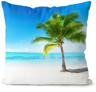 Impar pillow Beach with palm tree - Pillow