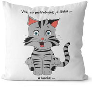 Impar Pillow You need a cat - Pillow