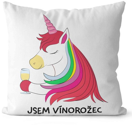 Impar Pillow I am a Winehorn - Pillow - Main image