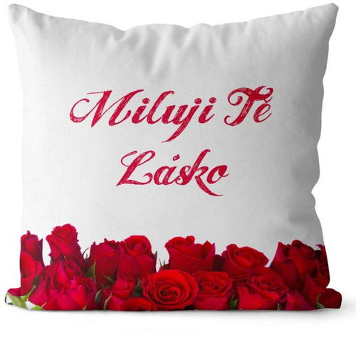 Impar pillow I love you-rose - Pillow - Main image